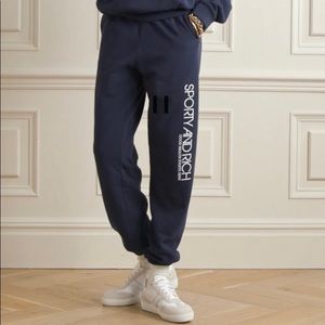 Sporty & Rich Disco Logo Sweatpants Sz M